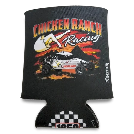 Chicken Ranch Koozie Black